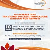8 maggio, Thalassemia day e 10 anni del Campus di Ematologia "Cutino". Un messaggio anche dal Presidente Mattarella